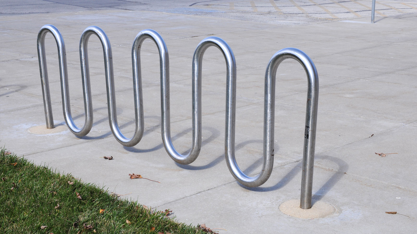 Decorative stainless Steel bike rack